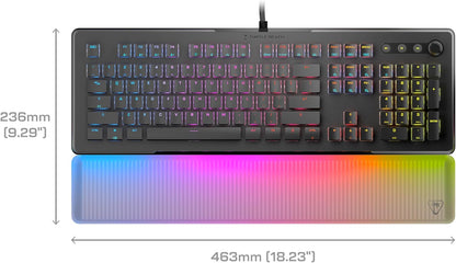 Turtle Beach Keyboard Mechanical Vulcan Ii Max, Black, Linear, Us