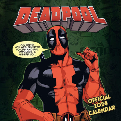 Deadpool 2024 Square Wall Calendar