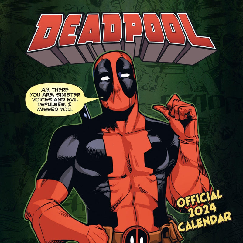 Deadpool 2024 Square Wall Calendar