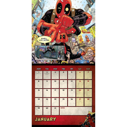 Deadpool 2024 Square Wall Calendar