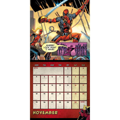 Deadpool 2024 Square Wall Calendar
