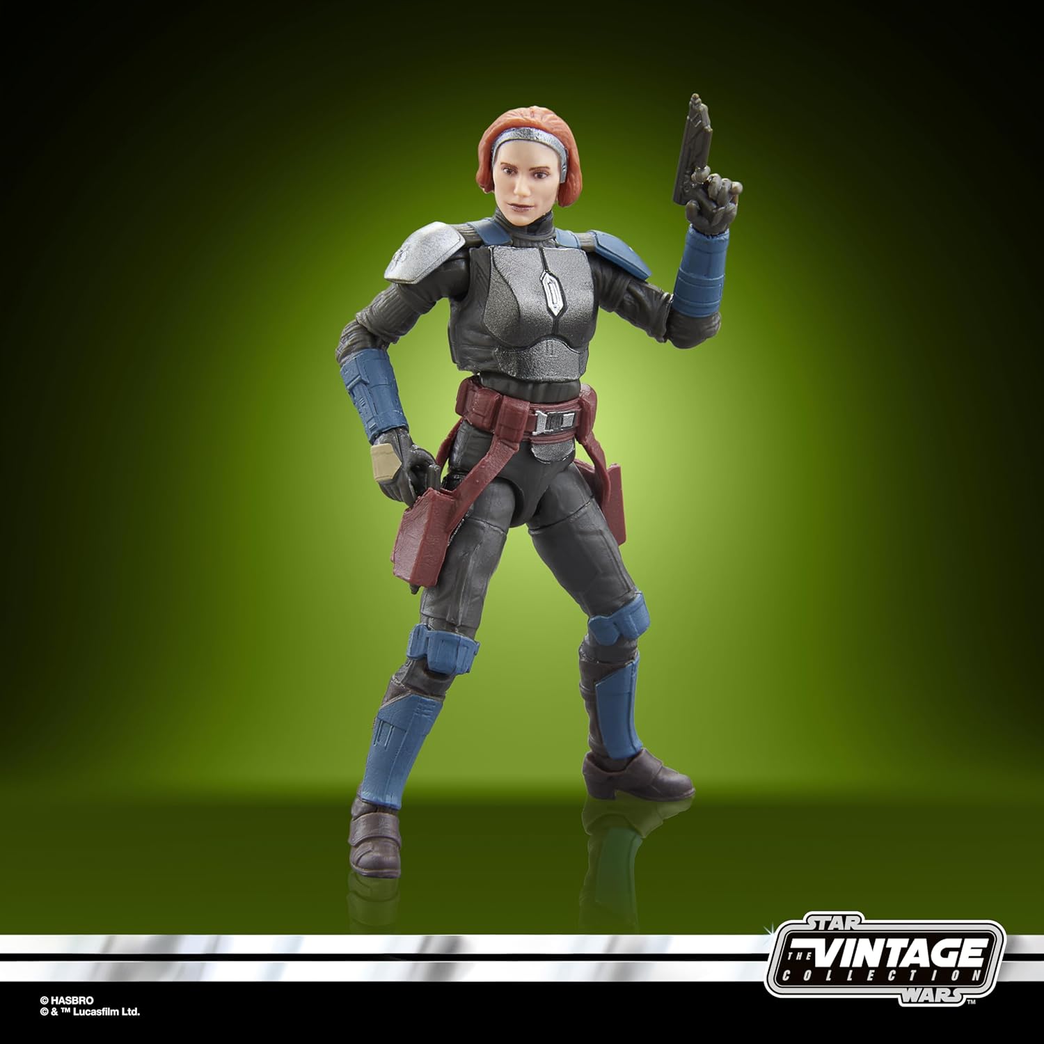 Star Wars The Vintage Collection BO-Katan Kryze (Plazir-15), Star Wars: The Mandalorian Action-Figur (Skala 9,5 cm