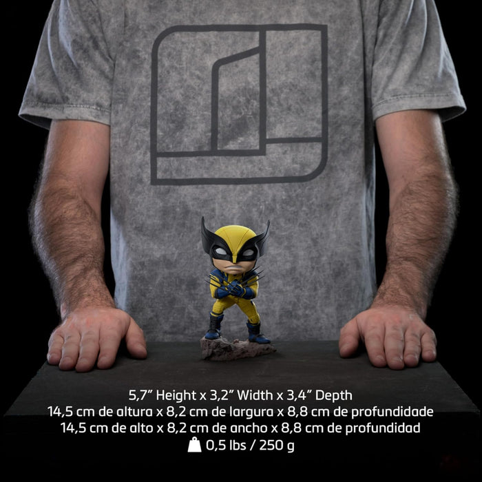 Iron Studios Wolverine Deadpool and Wolverine Minico Statue 14 cm