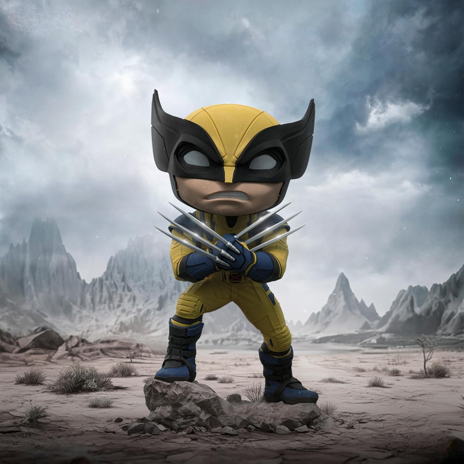 Iron Studios Wolverine Deadpool and Wolverine Minico Statue 14 cm