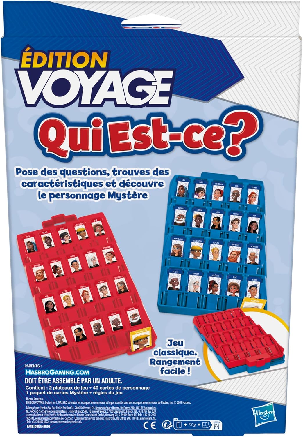 Qui Est-Ce? Edition Voyage (FR)