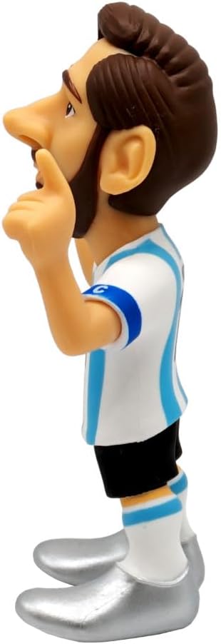 MINIX COLLECTIBLE FIGURINES - Lionel Messi, Official Argentina, Sports Collectable 12 cm Figurine, Unique Soccer Gift for All Ages, Football Stars