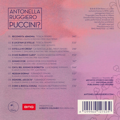 Audio Cd Antonella Ruggiero - Puccini?