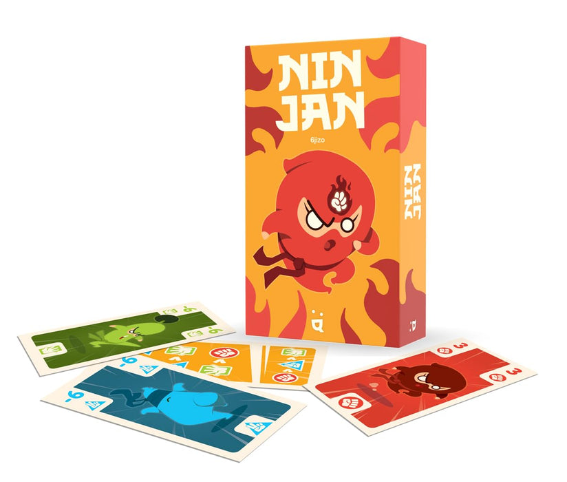 Helvetiq | Ninjan | Card Game | Ages 7+ | 2-5 Players | 15 Minutes Playing Time