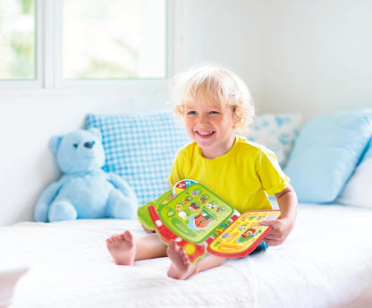Clementoni - Baby Scopro The World in 100 Interactive, 1 Year Electronic Speaking Book for Children, Educational Book, Bilingual, Tactile Sound, Teaches Italian and English, Learn New Words