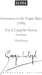 Lloyd: Invocation to the Virgin Mary for a cappella chorus SATB Vocal Score