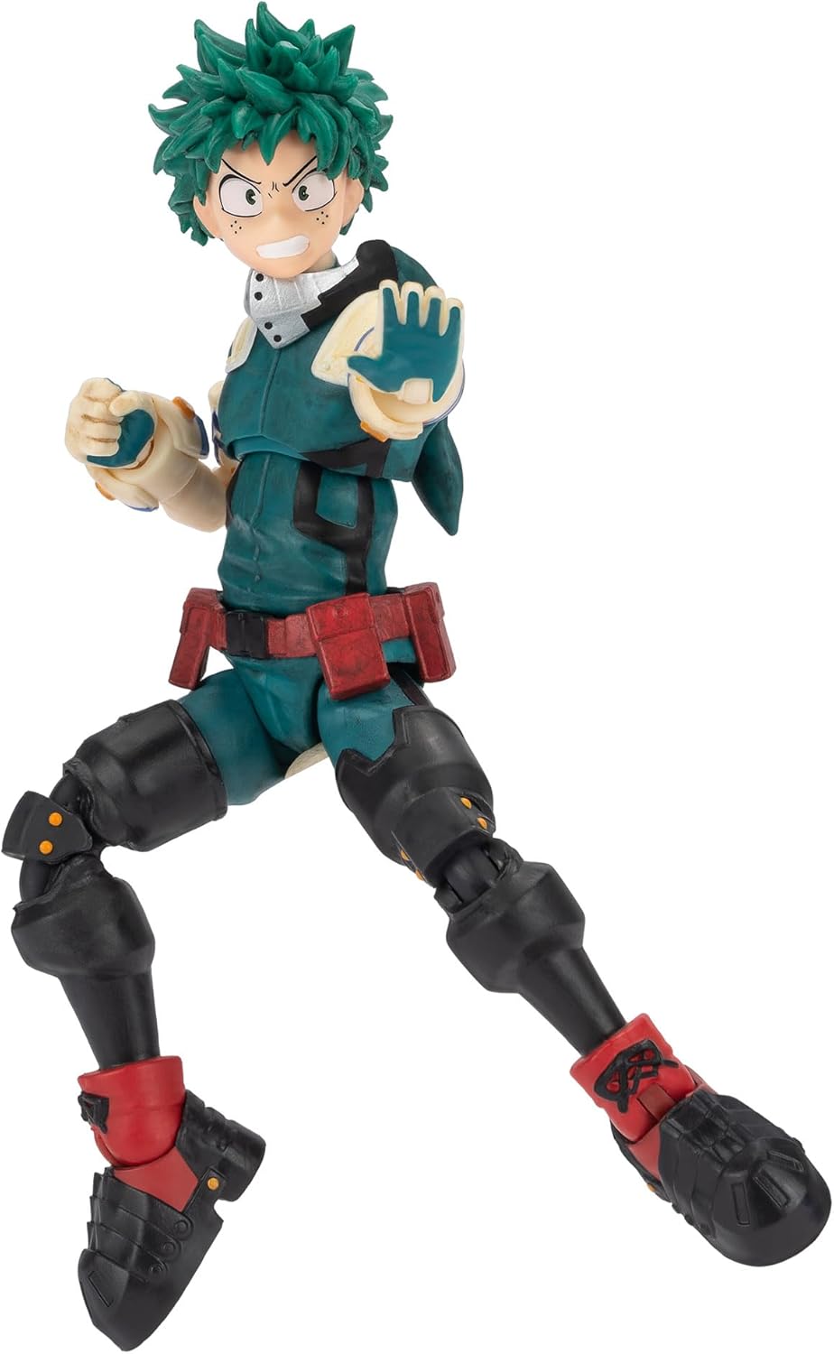 Total Anime My Hero Academia Izuku Midoriya - 6.5-Inch Figure with Swappable Faceplates, Alternate Hands, and Energy Effects