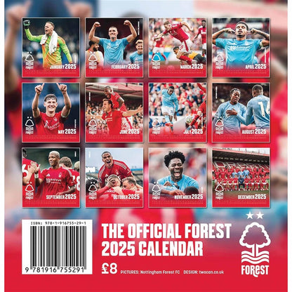 The Official Nottingham Forest FC Desk Calendar 2025