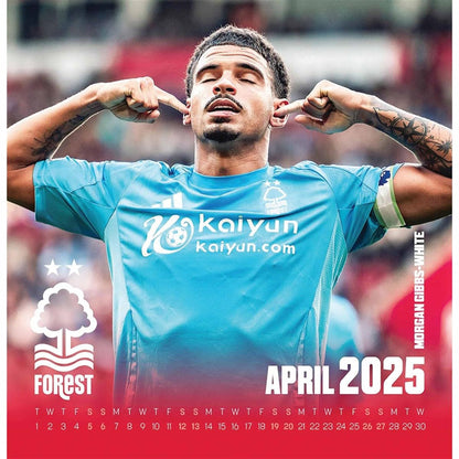 The Official Nottingham Forest FC Desk Calendar 2025