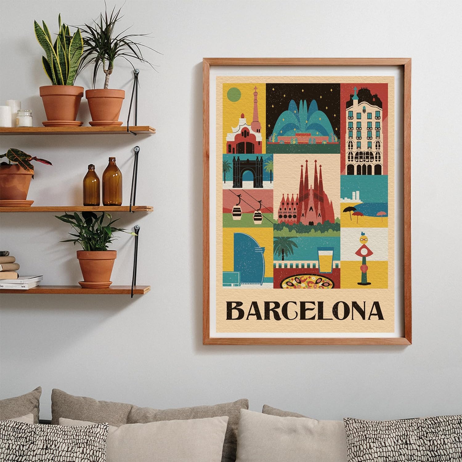 Clementoni Barcelona Puzzle 1000 Teile Erwachsene - Spanien Puzzle Erwachsene in 70 x 50 cm - Puzzle Erwachsene anspruchsvoll von Clementoni 39847