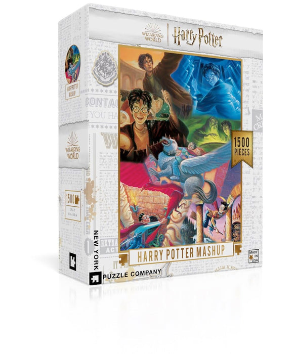 New York Puzzle Company - Harry Potter Harry Potter Mashup - 1500 Teile Puzzle für Erwachsene von Mary Grand-Pré