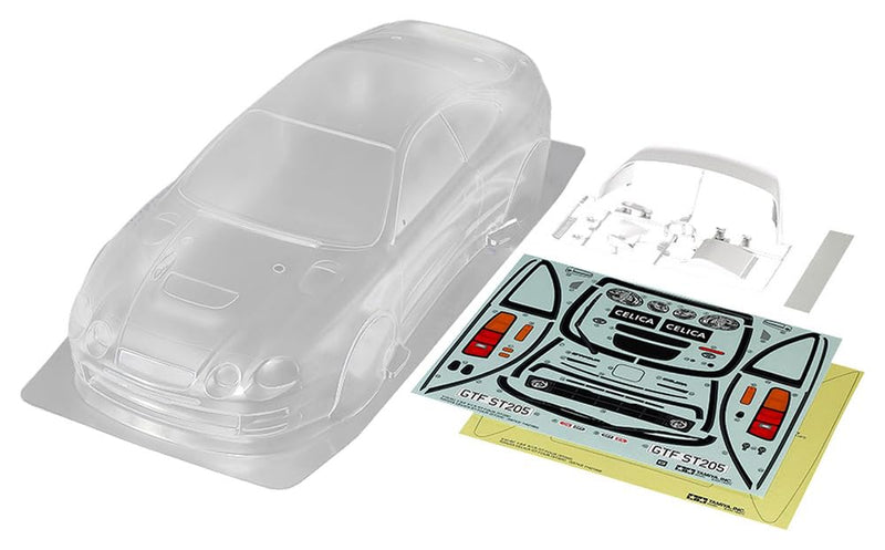 Tamiya RC Spare Parts No. 1750 SP.1750 1/10RC Toyota Celica GT-FOUR (ST205) Unpainted Spare Body Set 51750