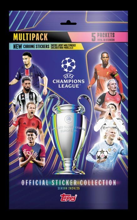 Topps Official Sticker Collection - Uefa Champions League 24/25 Multipack