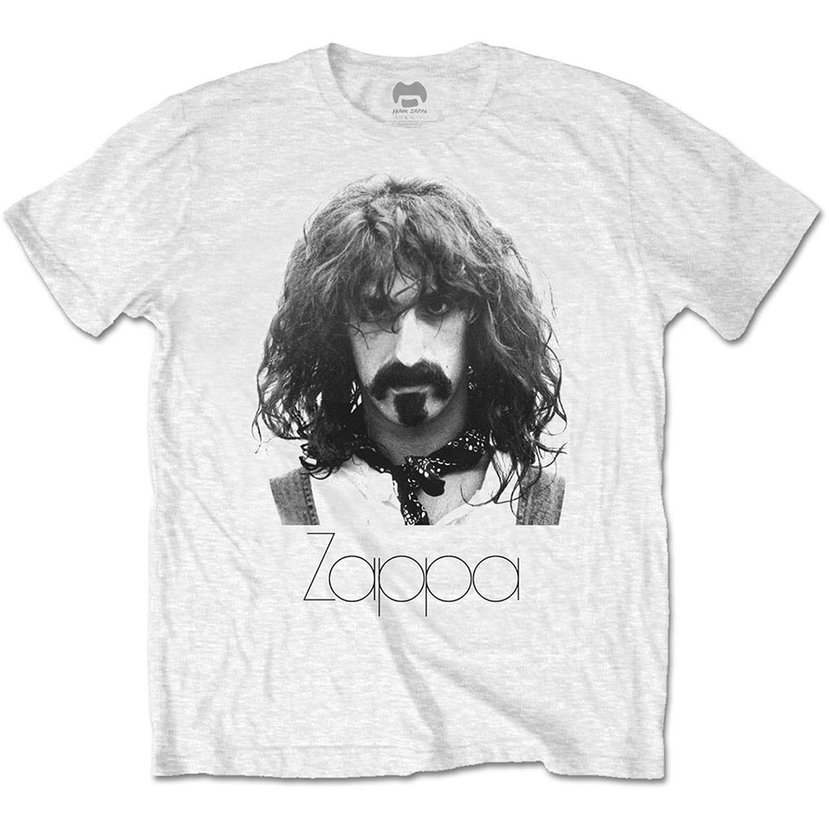 Frank Zappa: Thin Logo Portrait (T-Shirt Unisex Tg. 2Xl)