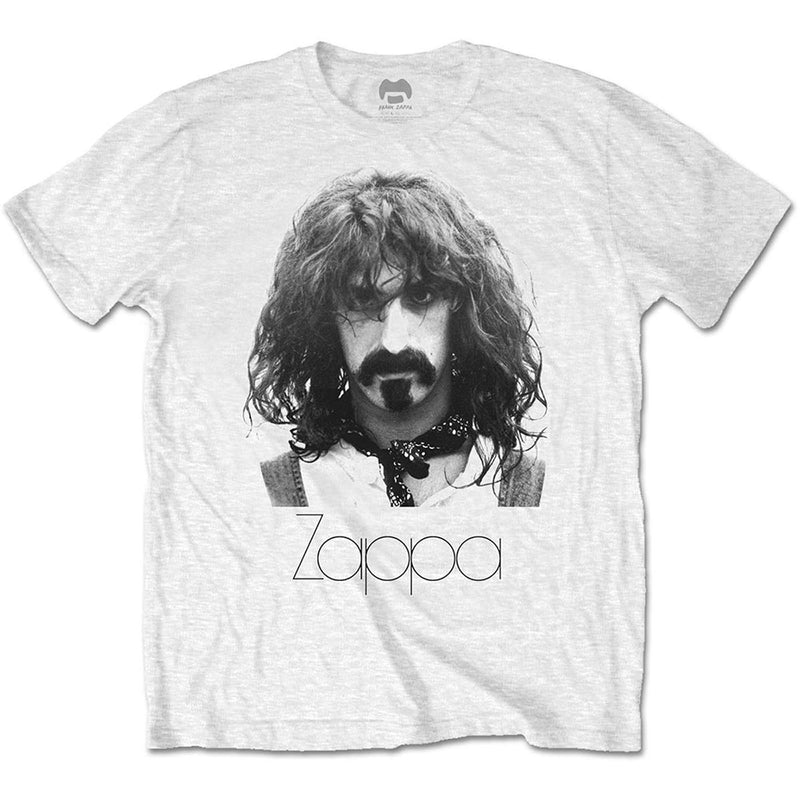 Frank Zappa: Thin Logo Portrait (T-Shirt Unisex Tg. 2Xl)