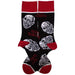 Rock Off officially licensed products Iron Maiden Eddie Skulls Ankle Socks One Size
