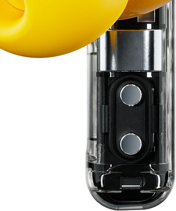 Nothing Ear (a) wireless ear buds with Active Noise Cancelling, Bass Enhance Algorithm and up to 42.5 hours of listening time - Yellow