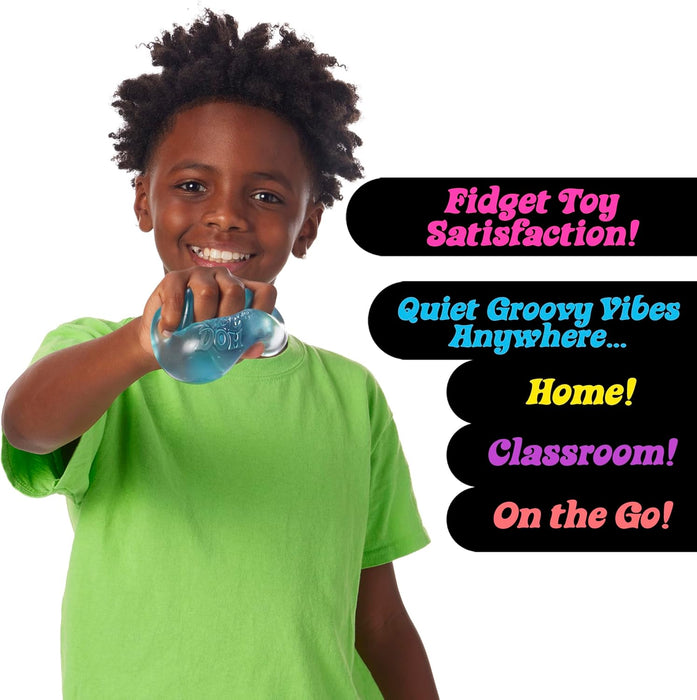 Schylling Nice Cube Nee Doh Stress Ball - Sensory Toys, Needoh Fidget Toys, Anxiety & Stress Relief, Sensory Balls, Non-Toxic Dough Material, 1 Colour Chosen Randomly