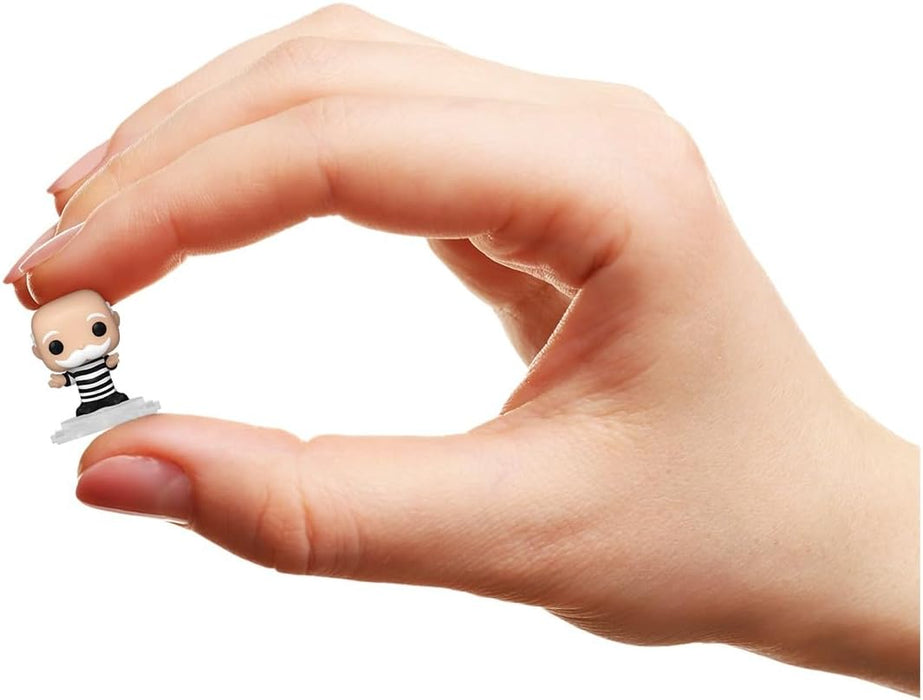 Funko Bitty Pop! Retro Toys - Mr. Monopoly 4PK and A Surprise Mystery Mini Figure - 0.9 Inch (2.2 Cm) - Transformers Classic Collectable - Stackable Display Shelf Included - Gift Idea