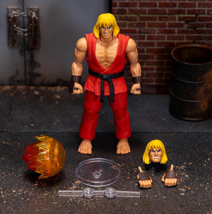 Street Fighter II 6" Ken Figure Action Figure, Toys for Kids and Adults