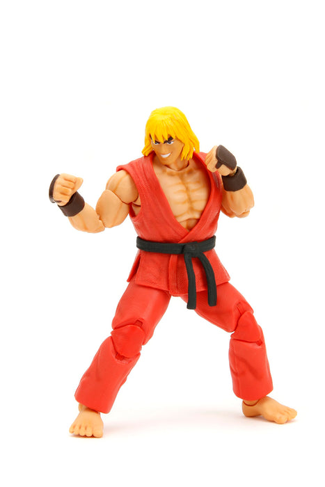 Street Fighter II 6" Ken Figure Action Figure, Toys for Kids and Adults