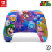 PowerA Enhanced Wireless Controller for Nintendo Switch, Switch Lite & OLED Model, Rechargeable Bluetooth Gamepad with up to 30 Hours of Play Time, Official: Mario; Color Splash Heroes