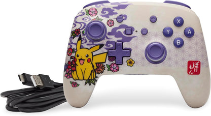 Powera - Enhanced Wireless Controller - Pikachu Blossom/ Nintendo Switch