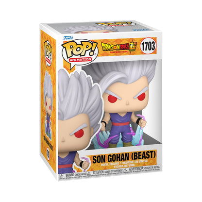 Funko Pop! Animation: Dragon Ball Super: Super Hero - Son Gohan (Beast) with Chase, (Style May Vary