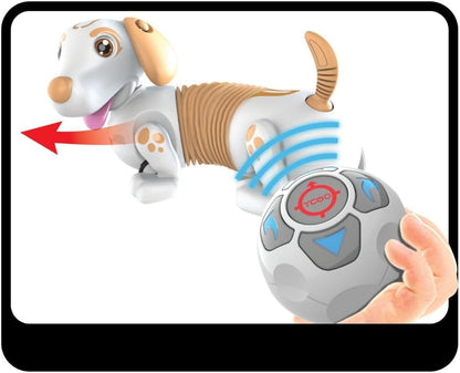 SilverLit YCOO Robo Dash D Brown Puppy robotspeelgoed met directe bediening en touch-sensor voor kinderen