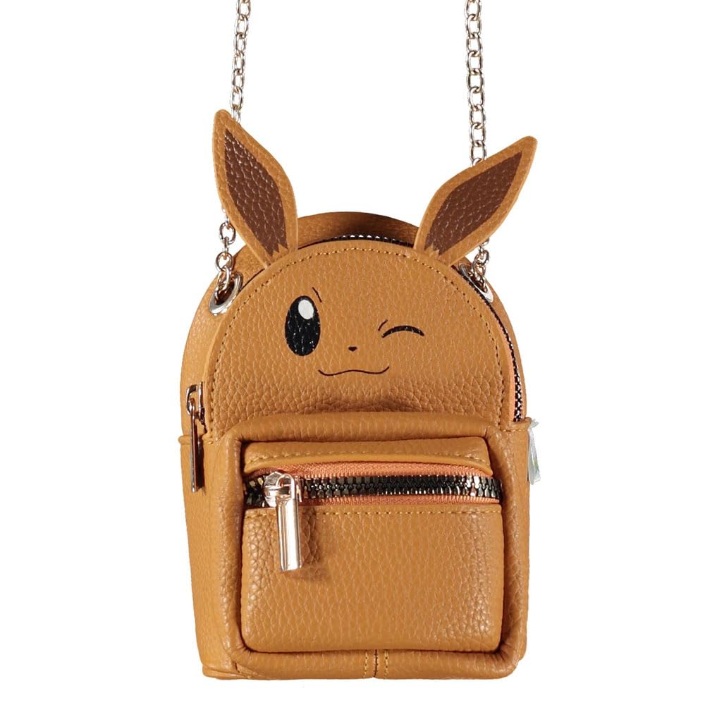 Pokémon Evoli - Micro Bag Femme Sac à bandoulière Multicolore 100% Polyester