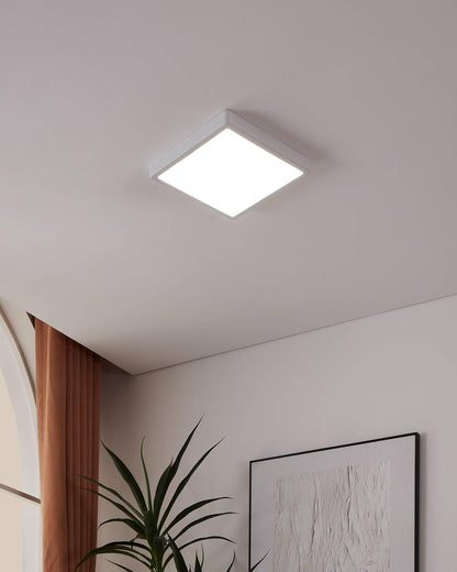 Eglo - Fueva-Z Ceiling Light White 28.5X28.5 - Tw - Zigbee, Bluetooth