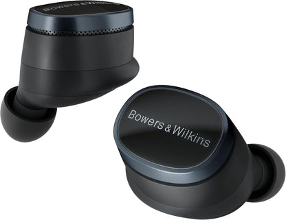 Bowers & Wilkins Pi8 True Wireless Noise Cancelling Earbuds with Bluetooth aptX, 24-bit Wireless Connection, Audio Retransmission, and 6 Built-in Microphones – Anthracite Black