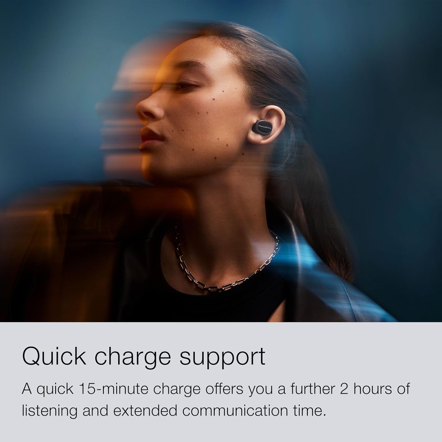 Bowers & Wilkins Pi8 True Wireless Noise Cancelling Earbuds with Bluetooth aptX, 24-bit Wireless Connection, Audio Retransmission, and 6 Built-in Microphones – Anthracite Black