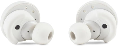 Denon PerL True Wireless Earbuds, Personalised Sound Profile, Noise Cancelling Earbuds, Water Resistant Earphones, with Built in Microphones and Long Battery Life - White