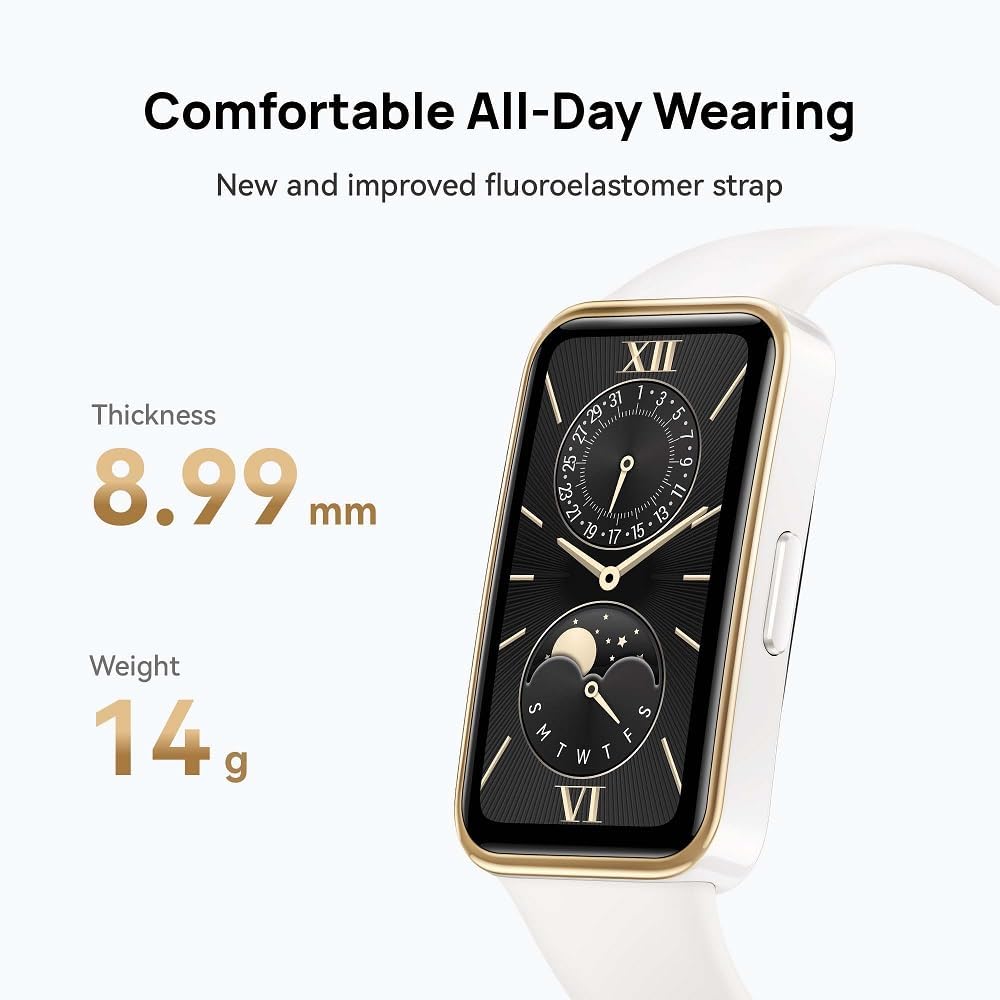 HUAWEI Band 9, Comfortable All-Day Wearing, Science-based Sleep Tracking, up to 14 days Battery life, Intelligent Brightness Adjustments, 100 workout modes, Compatible with iOS&Android Blue Nylon