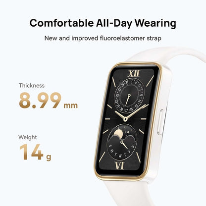 HUAWEI Band 9, Comfortable All-Day Wearing, Science-based Sleep Tracking, up to 14 days Battery life, Intelligent Brightness Adjustments, 100 workout modes, Compatible with iOS&Android Blue Nylon