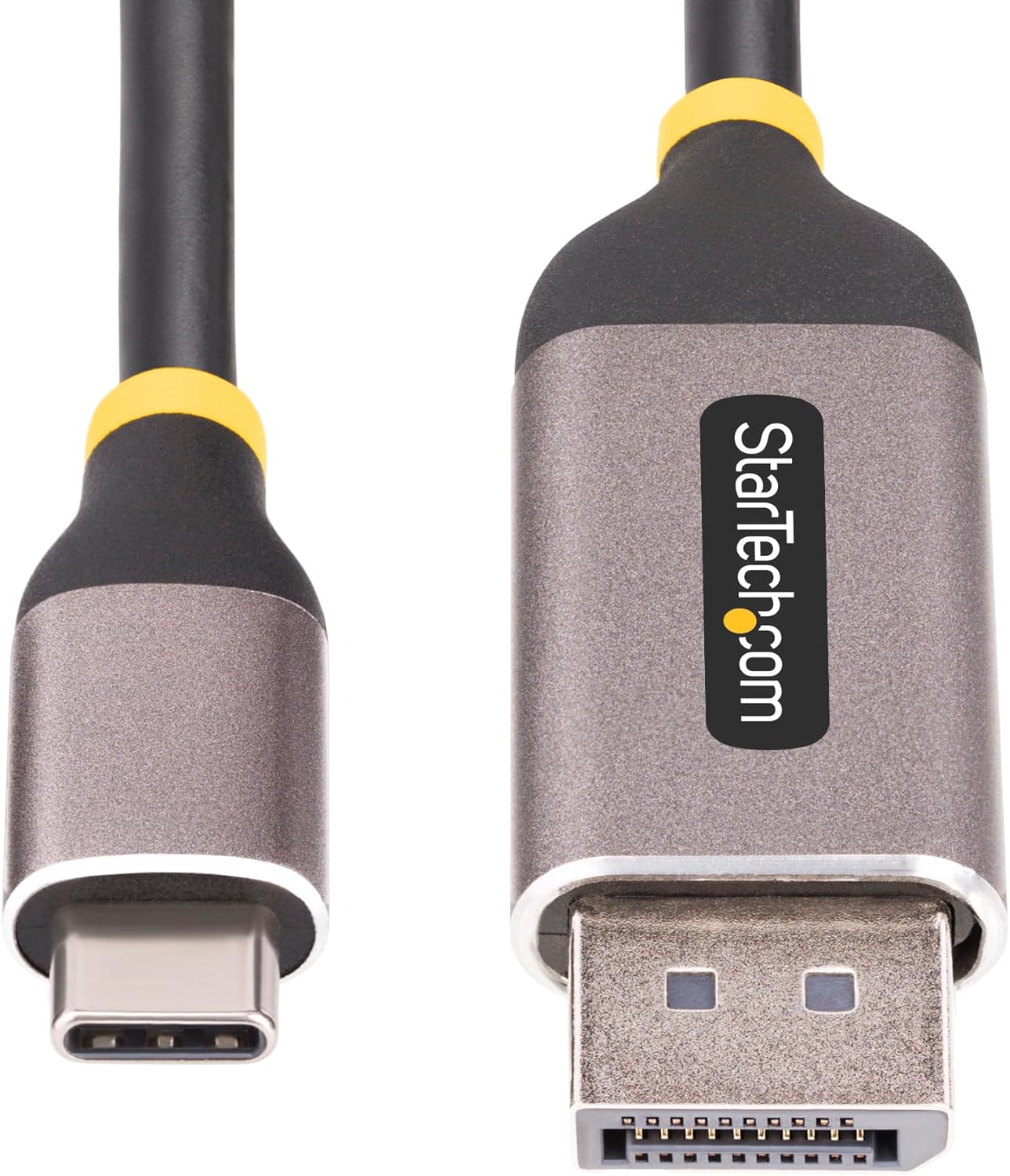 StarTech.com 10ft (3m) USB-C to DisplayPort Adapter Cable, 8K 60Hz, 4K 144Hz, HDR10, USB Type-C to DP 1.4 Converter