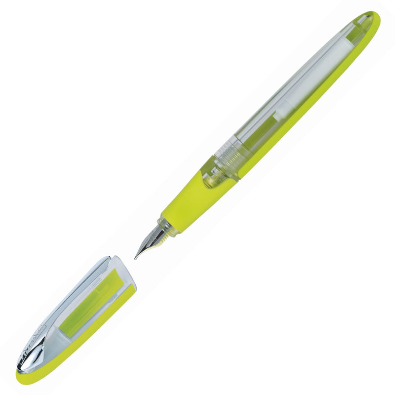 Online Schreibgeräte 20004/3D - Pluma estilográfica, color lime
