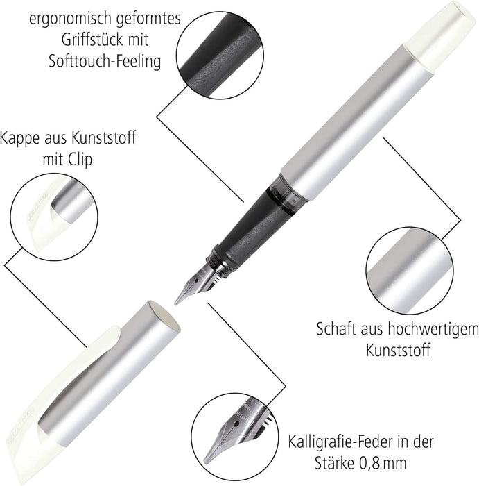 Best Writer Calligraphy Pen Campus Girls Coloured Feather