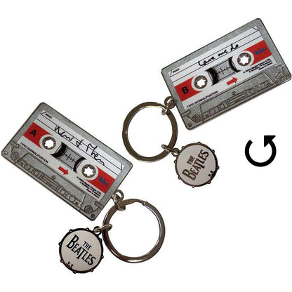 Rock Off officially licensed products The Beatles Now And Then Casette Keyring One Size