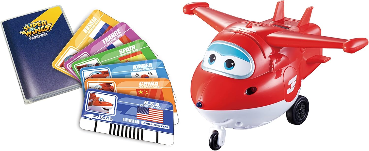 Auldeytoys YW710410 - Scan Talk Flyer-Jett, Spielzeugfigur, rot
