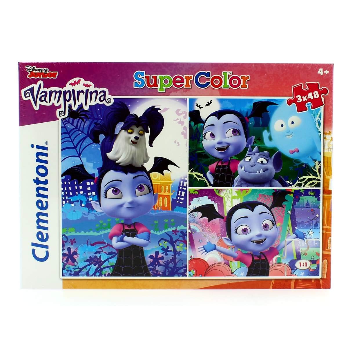 Vampirina Puzzel - 3X 48 Stukjes - 32X22 Cm - Supercolor