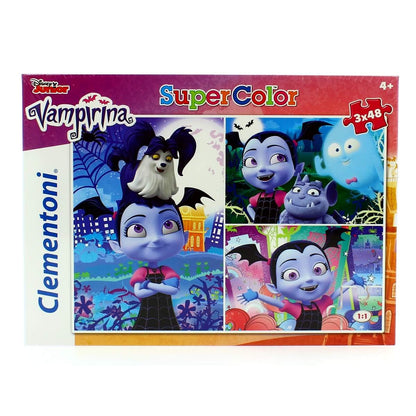 Vampirina Puzzel - 3X 48 Stukjes - 32X22 Cm - Supercolor
