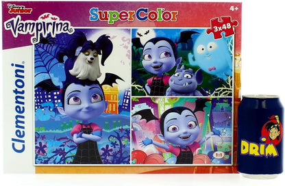 Vampirina Puzzel - 3X 48 Stukjes - 32X22 Cm - Supercolor