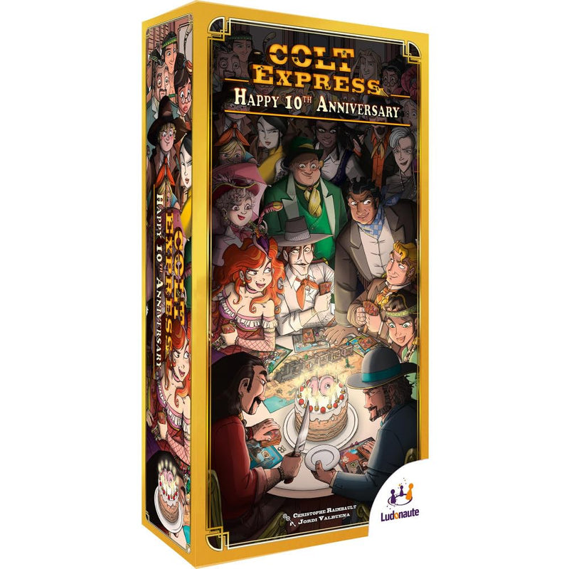 Ludonaute | Colt Express: Happy 10th Anniversary Expansion | Board Game | Ages 10+ | 2-7 Players | 45+ Minutes Playing Time