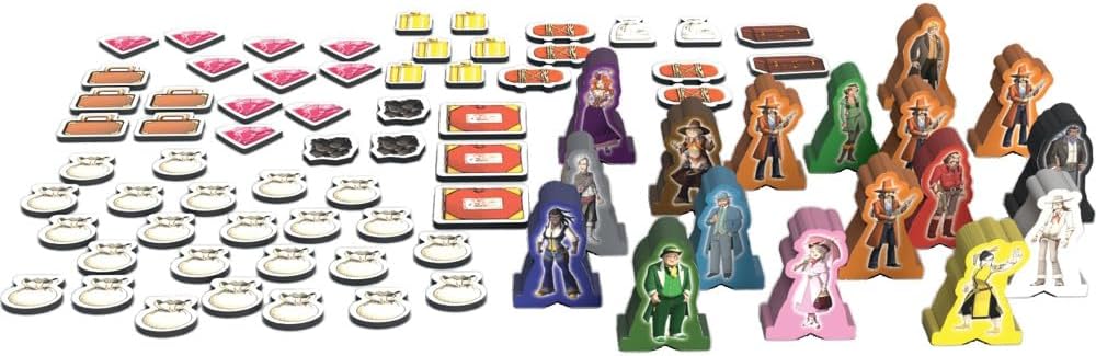 Ludonaute | Colt Express: Happy 10th Anniversary Expansion | Board Game | Ages 10+ | 2-7 Players | 45+ Minutes Playing Time
